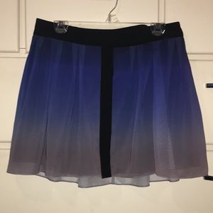 NWOT Blue Ombré Skirt